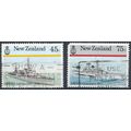 NZ Naval History: 45c & 70c - New Zealand 1985 ...