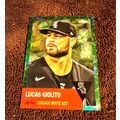 2022 Topps Chrome #417 Lucas Giolito Green Toil...