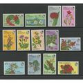 Gambia 354-366, 1977 Flowers and Shrubs, VF, MN...