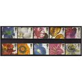 1997 GB GREETINGS STAMPS FLOWERS SET F/U SG 195...