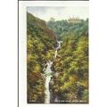 A540 Wales DEVILS BRIDGE Falls & Hotel Valentin...