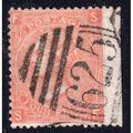 1870 Sg94 4d VERMILION PLATE 12 FINE USED WING ...