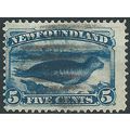 Newfoundland 1887 SG53 5c Deep Blue Good/Fine U...