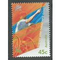 AUS 2000 45c 'PARALYMPIC GAMES-WHEELCHAIR TENNI...