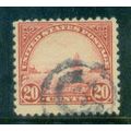 Used 567 20c Golden Gate Barely Clears A16203