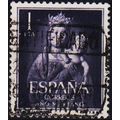 Spain. 1954 1p S.G.1202 Used