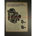 1964 Bolex H-8 Rex-3 Movie Camera Ad - Worth Toward!