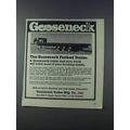1981 Gooseneck Flatbed Trailer Ad