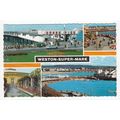 Multiview of Weston-Super-Mare Postcard 5999