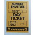 Gwynedd Sunday Shuttles Adult 1981 (orange) Day...