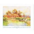 Cottages at East Burton, Dorset, England, Book ...