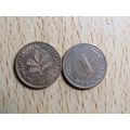 1992g 1 Pfennig Germany Coin