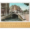 1960 postcard Delft, Churchstreet with House