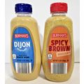 Burman's Dijon & Spicy Brown Mustard 12oz 340g ...