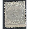 Fiji 1886 SG58 1d Dull Blue Mounted Mint . .