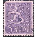 Finland 1954 - SG528 - 5m - Rampant Lion - used