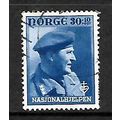 NORWAY 1946 30 ORE + 10 ORE BLUE CROWN PRINCE O...