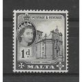Malta.SG268 1d Victory Church.Mounted Mint.Dec19a