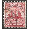 Turks & Caicos Islands 1900 SG102 1d Red Wmk Cr...