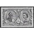 SG 650: 2/6d. deep slate purple Shakespeare Fes...