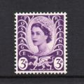 Wales - 1958-67 - 3d Deep Lilac (sgW1) Mint Hinged