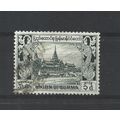 Burma.SG107 3a 6p Royal Palace (Green).Fine Use...