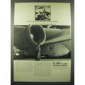 1966 Lockheed-Georgia C-5A Plane Ad - You Had to Miss First Channel Flight