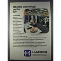 1980 Harris Computer System Ad - On the Job