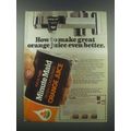 1985 Minute Maid Orange Juice Ad - Make Even Better