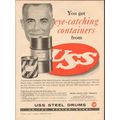 UNITED STATES STEEL CORP 1957 eye-catching cont...