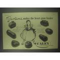 1954 Caley Fortune Chocolates Ad - Caley fortune makes the heart grow fonder