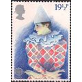 GB, Harlequin, red 1982, 19½p, #2