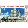 Barbados 1967 Independence 1st 35c Unmounted Mi...
