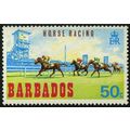 Barbados 1969 Horse Racing 50c Unmounted Mint M...