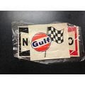 Gulf Gas and Champion sticker pack New Sealed #1