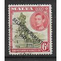 MALTA 1948 OPT SELF GOVERNMENT 1947 6d OLIVE & ...