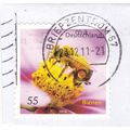 Ludwigshafen postmark Germany 2011 on Bee 0.55e...
