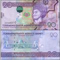 Turkmenistan. Banknote 20 manat. 2012. Unc. Pap...