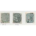 INDIA 1866 QV FOUR ANNAS BLUISH GREEN SHADES & ...