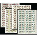 Biafra Butterflies 4v FULL SHEETS 1968 MNH MI#2...