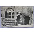 vintage postcard Norman Doorway, Alnwick Castle