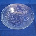 FIRNA Indonesia GLASS CANDY BOWL Dish Nut Jar R...