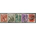 1942/1946 5 different values - fine used (o) - ...