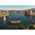 Postcard Sailing Ship Marseille Entrance to Por...