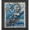 ITALY 1945 15L BLUE PLANTING A SAPLING SG 666 F...