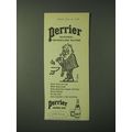 1960 Perrier Water Ad - Perrier Natural Sparkli...