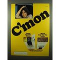 1975 Kent Cigarettes Ad - C'mon - Woman in Car Window
