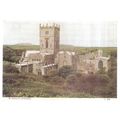 ST. DAVID'S cathedral, wales unused vintage pos...