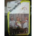 Simplicity 6351 Toddler Girls Dress & Panties P...