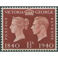 Great Britain 1940 1½d red-brown SG 481 unused
